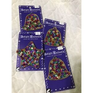 Design Elements‎ Sequined Iron-on Appliqué Patched